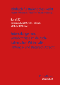 Cover eines Buchs aus der Reihe Jahrbuch für italienisches Recht